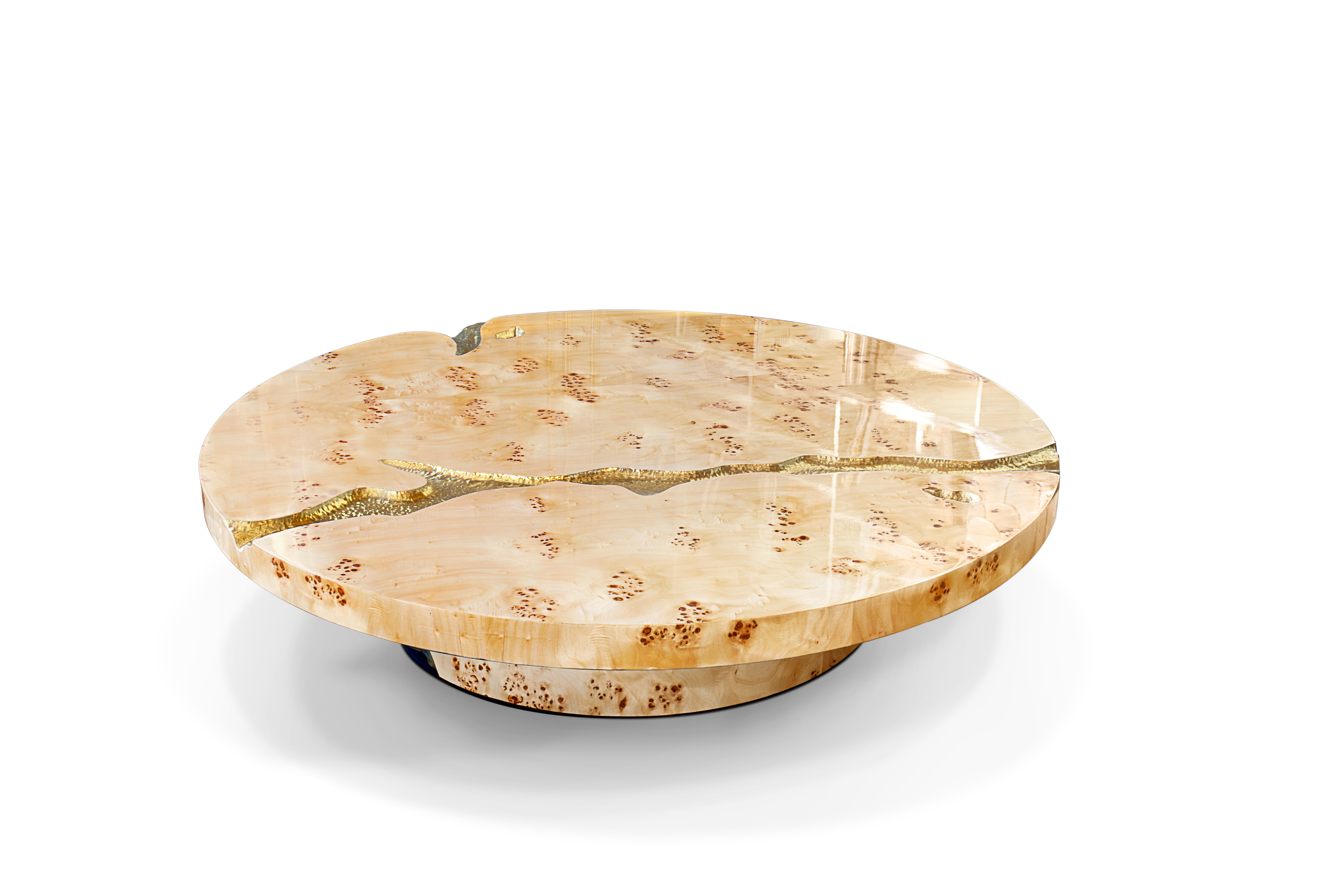 EMPIRE POPLAR ROOT CENTER TABLE