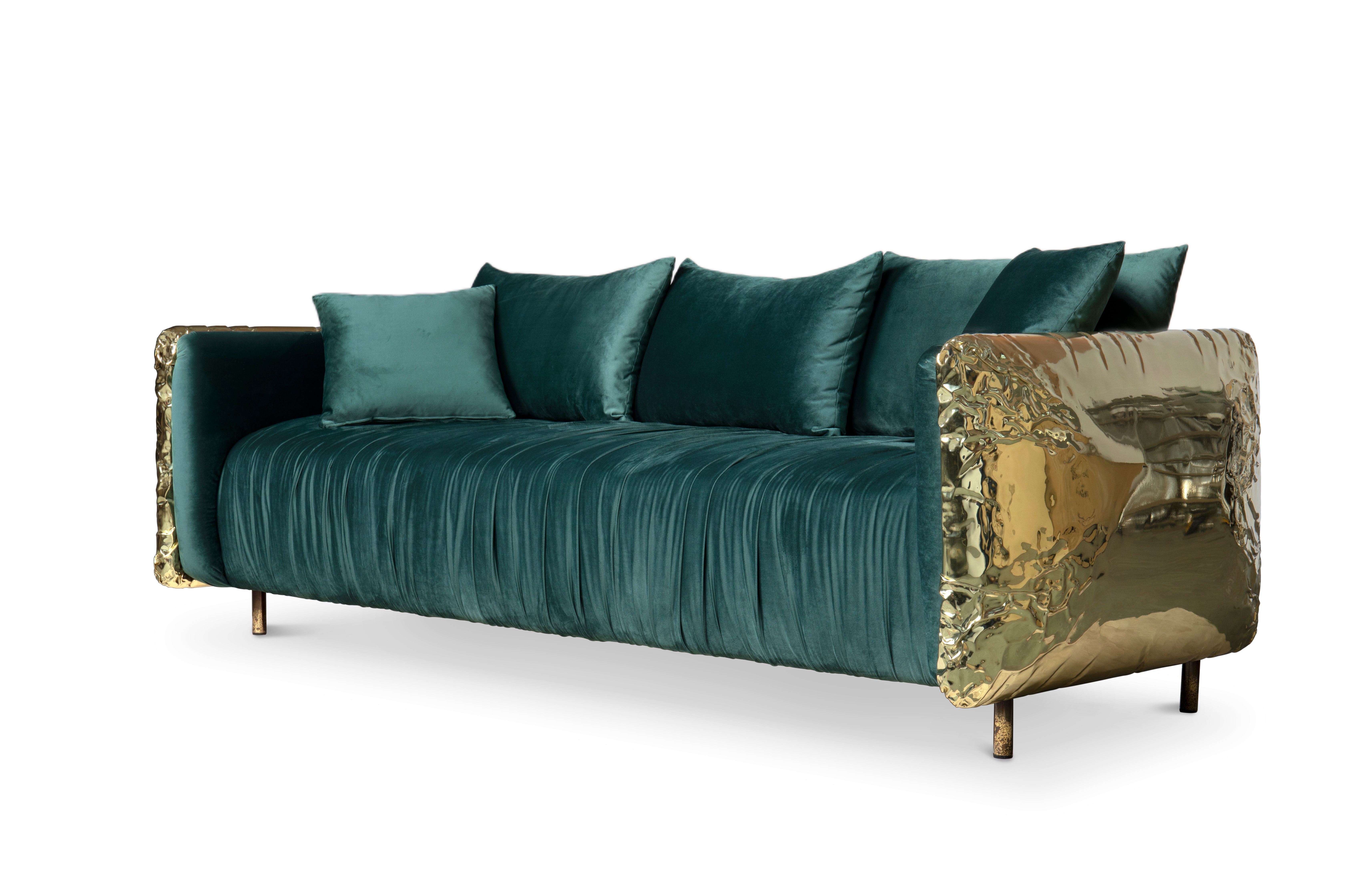 IMPERFECTIO GREEN SOFA