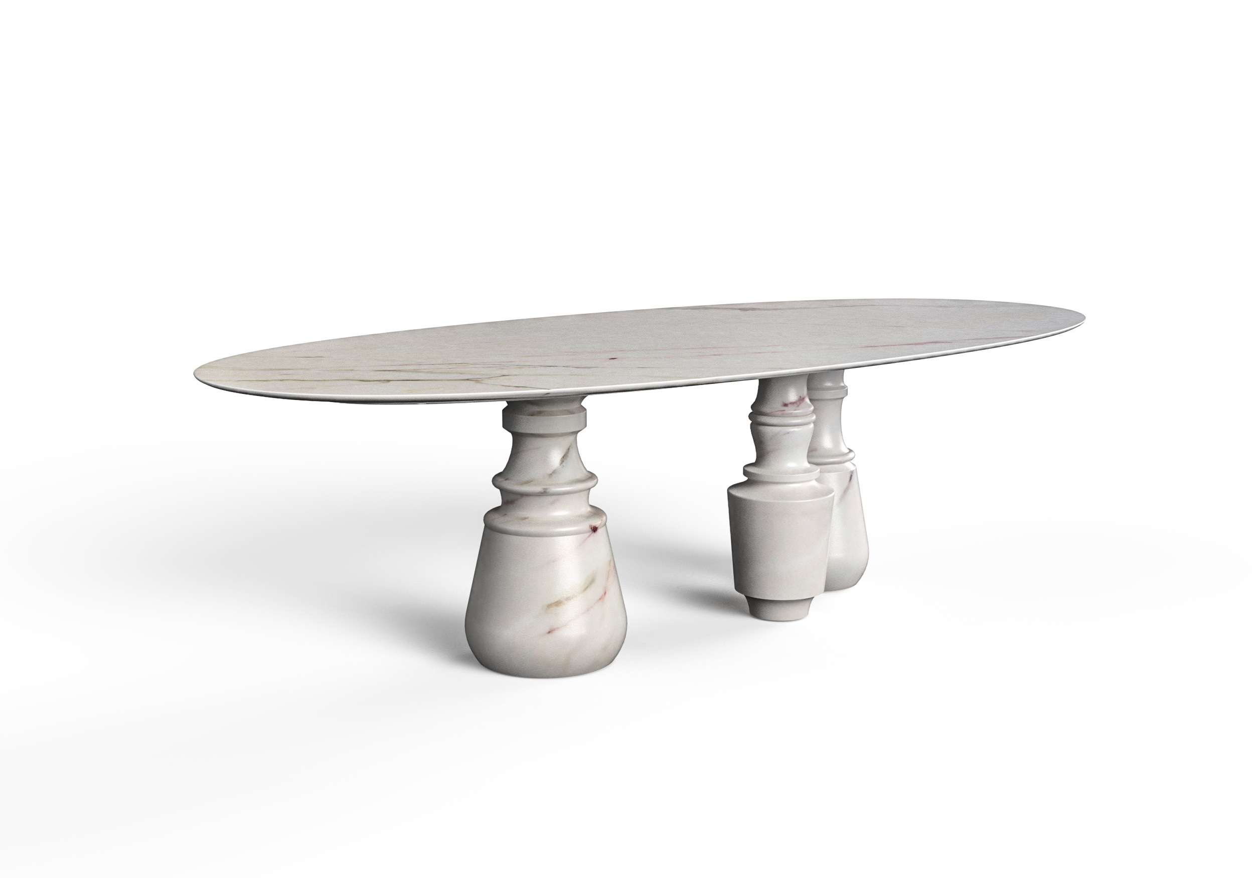 PIETRA OVAL XL ESTREMOZ DINING TABLE