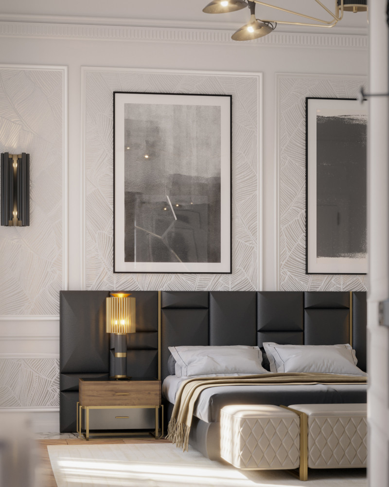 A PEACEFUL ENVIRONMENT FOR A MASTER BEDROOM