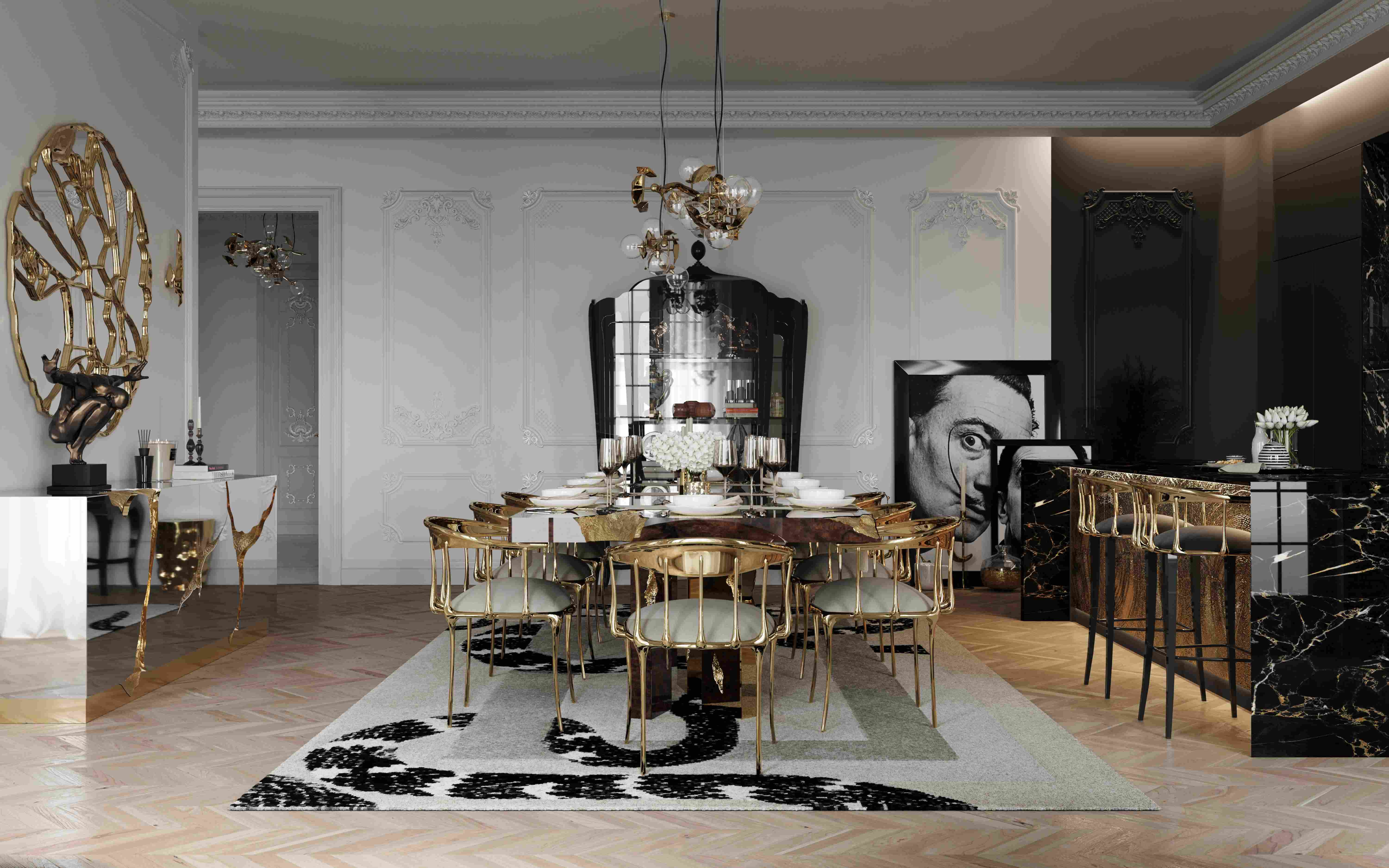 An Artful Dining Room