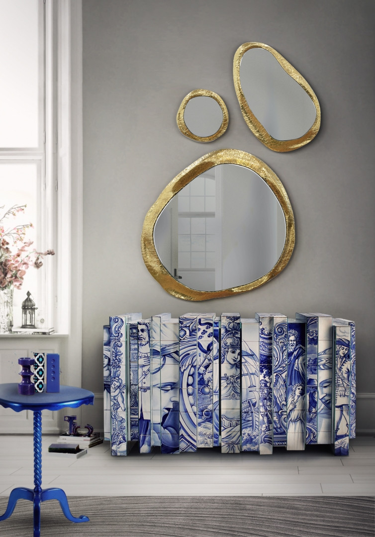 Calming Blue Entryway