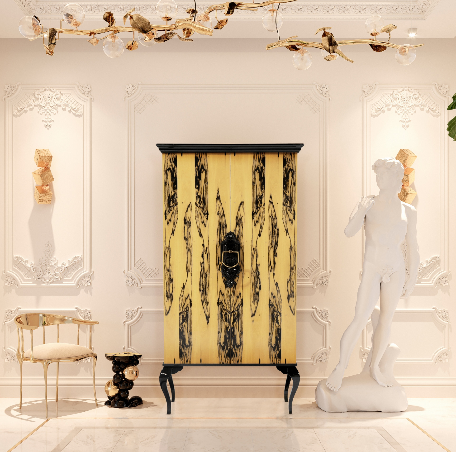 Contemporary and Timeless Entryway