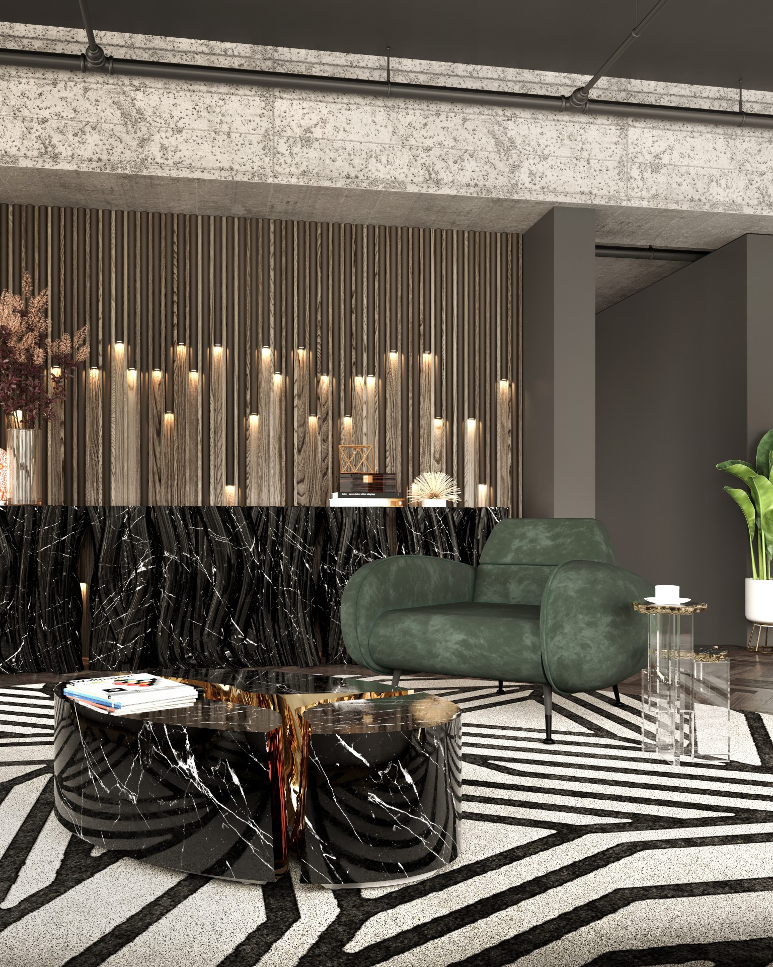 Extravagant Living Room