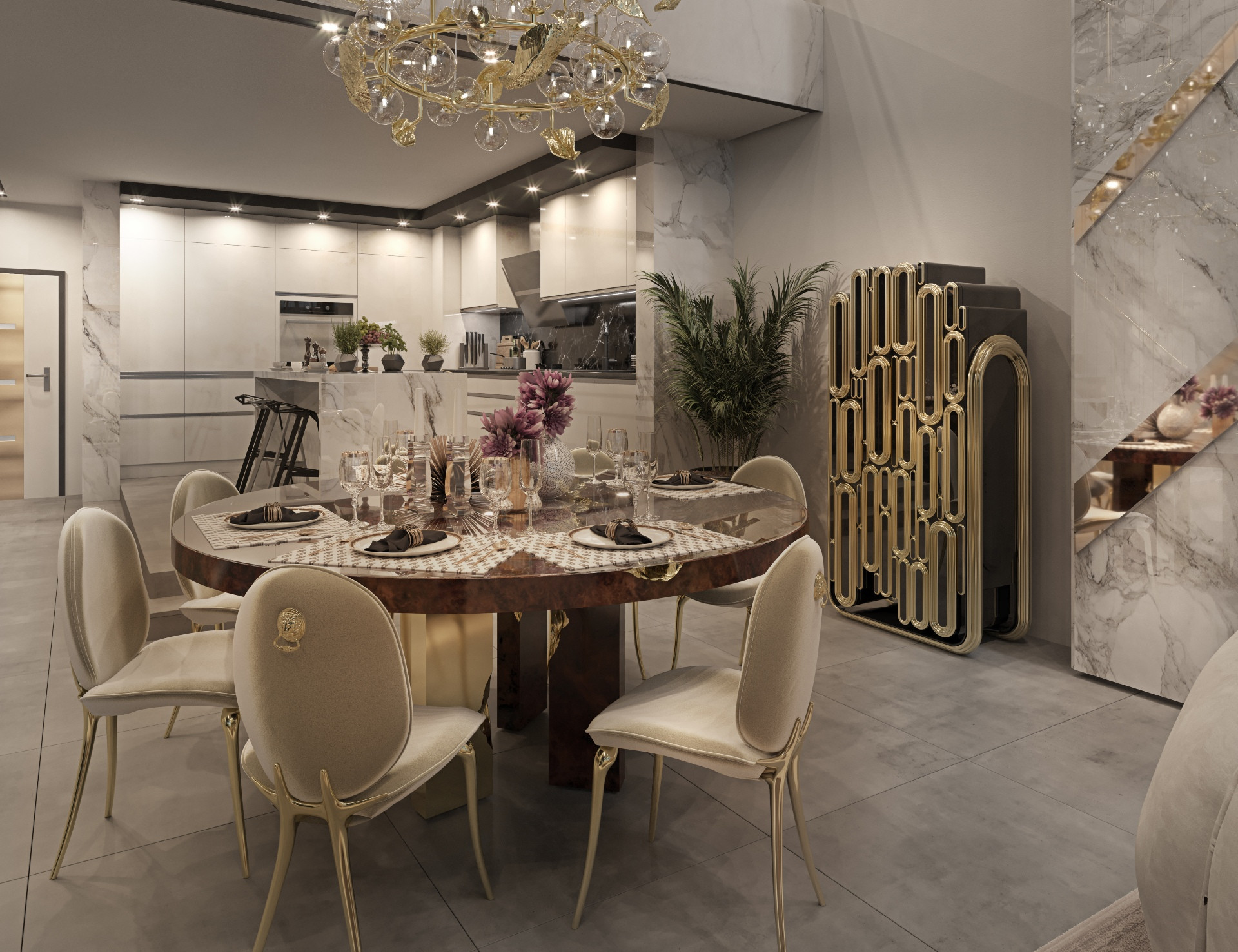 NYC Trendsetting Dining Area