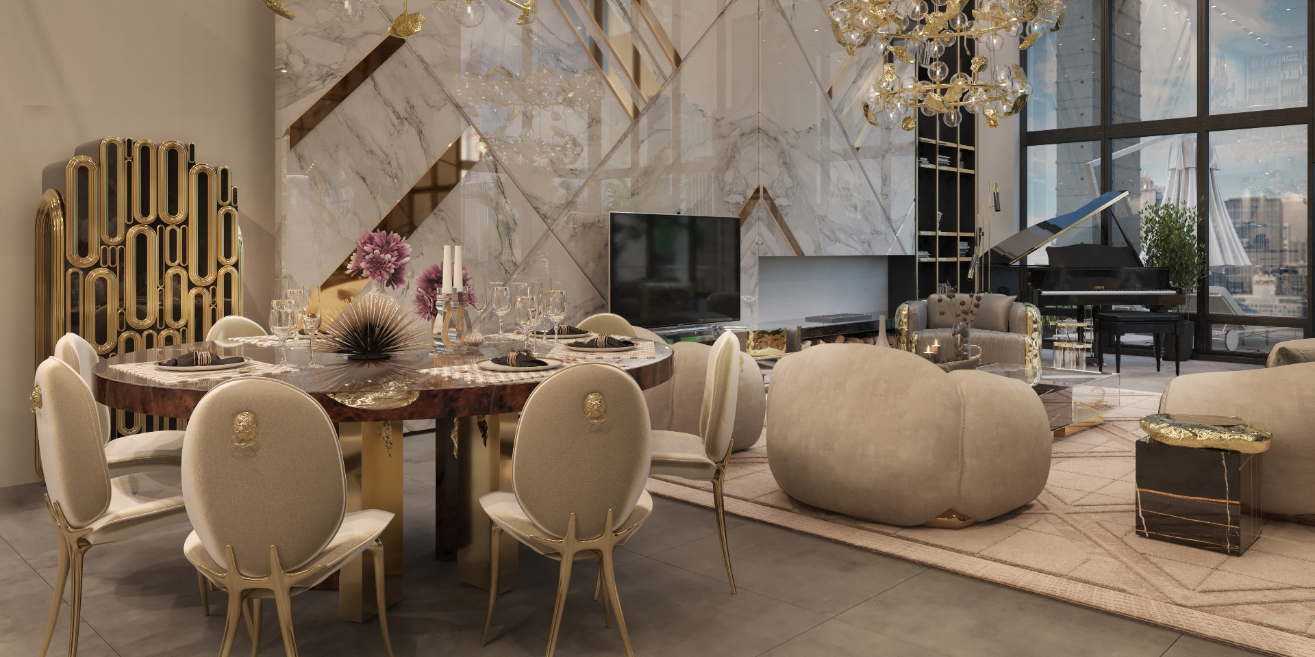 Open Space Dining Area
