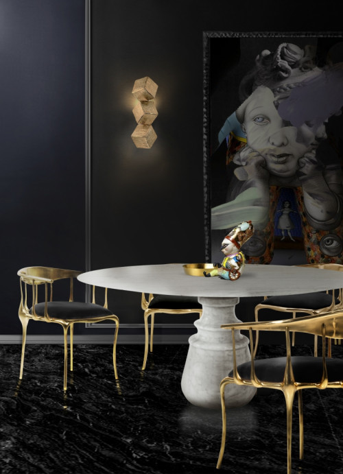 Dark Dining Area