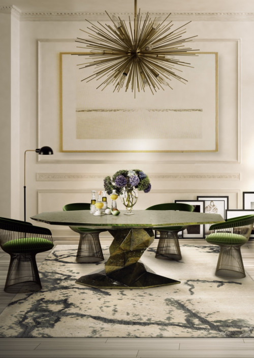 Nature Inspired Dining Room