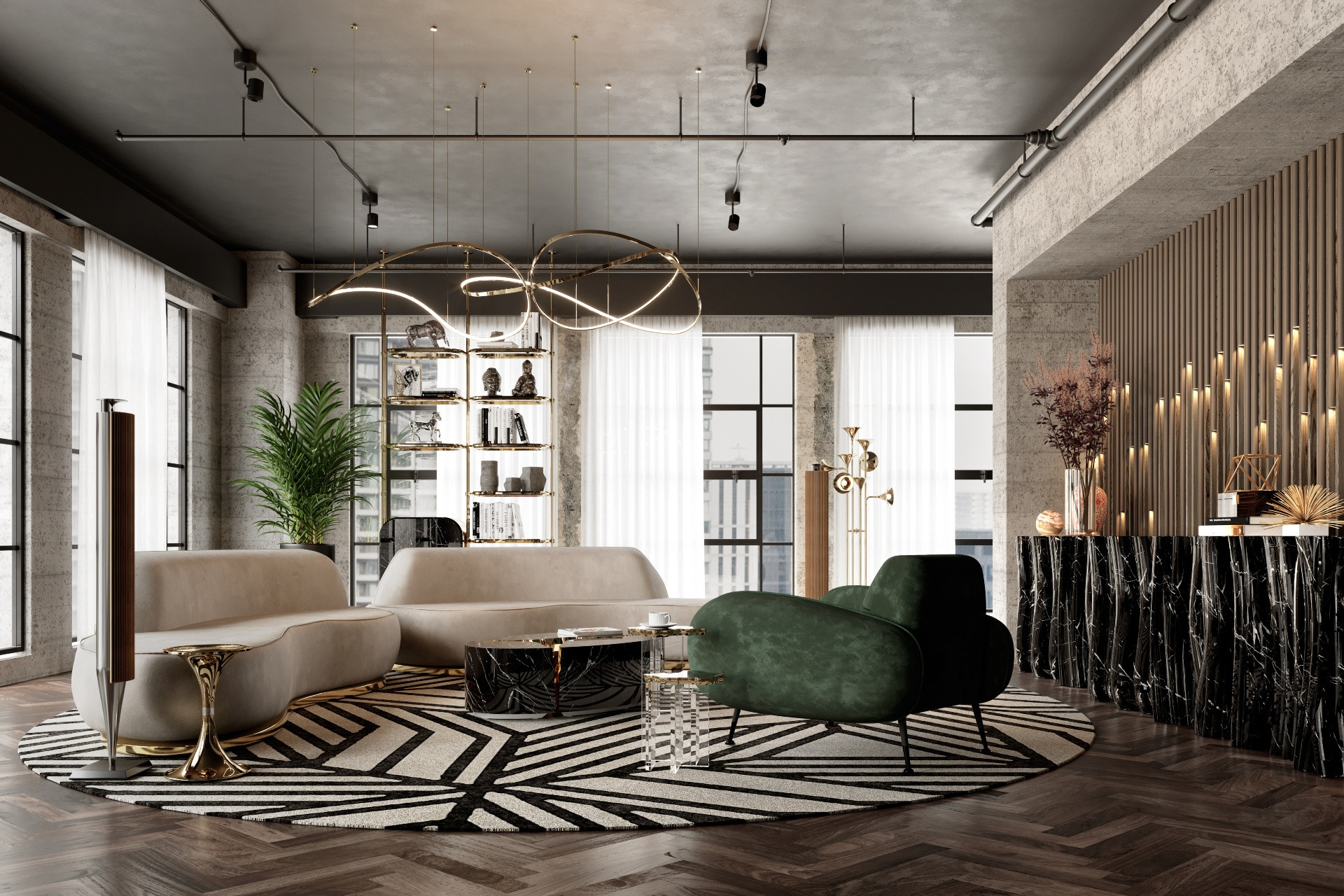 Unique Living Area