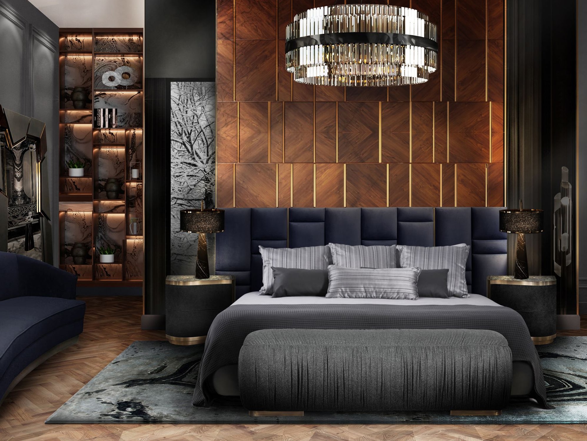 master suite - $8,5 MILLION MODERN CLASSIC VILLA