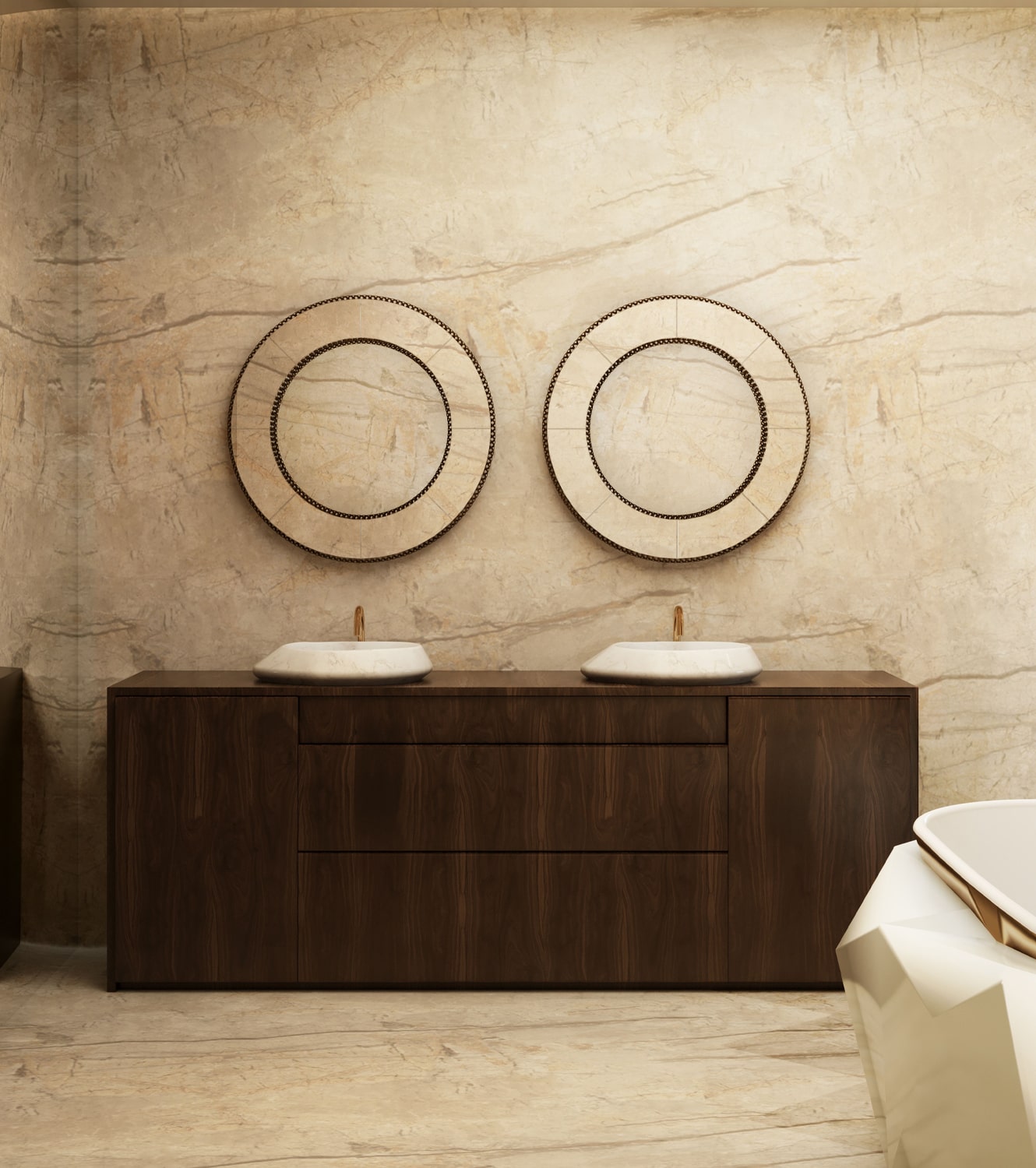 bathroom - AN EXCEPTIONAL CONTEMPORARY MODERN 16 MILLION PENTHOUSE IN MONACO