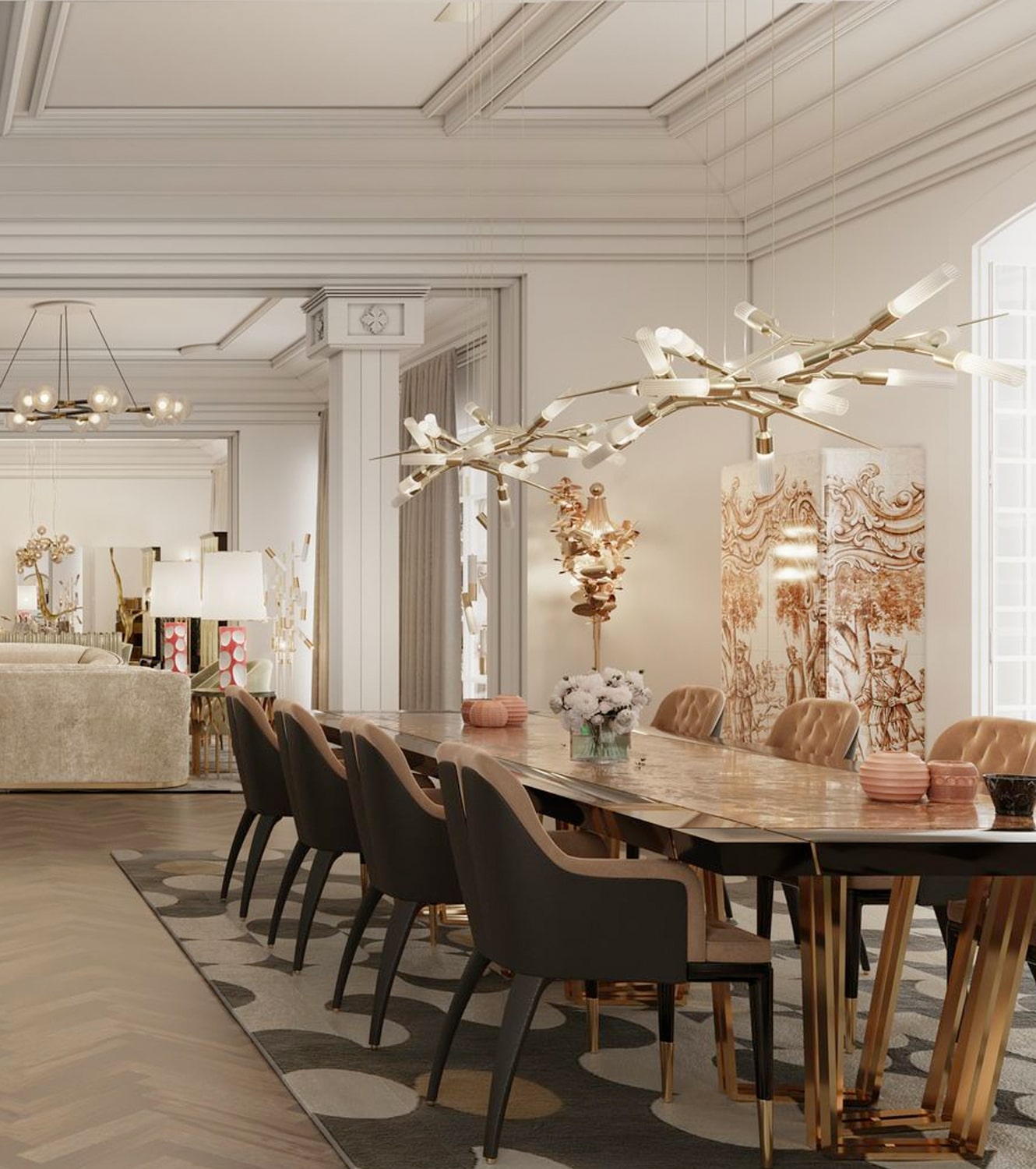 dining room - GRANDIOSE ECLECTIC MANOR IN PORTO