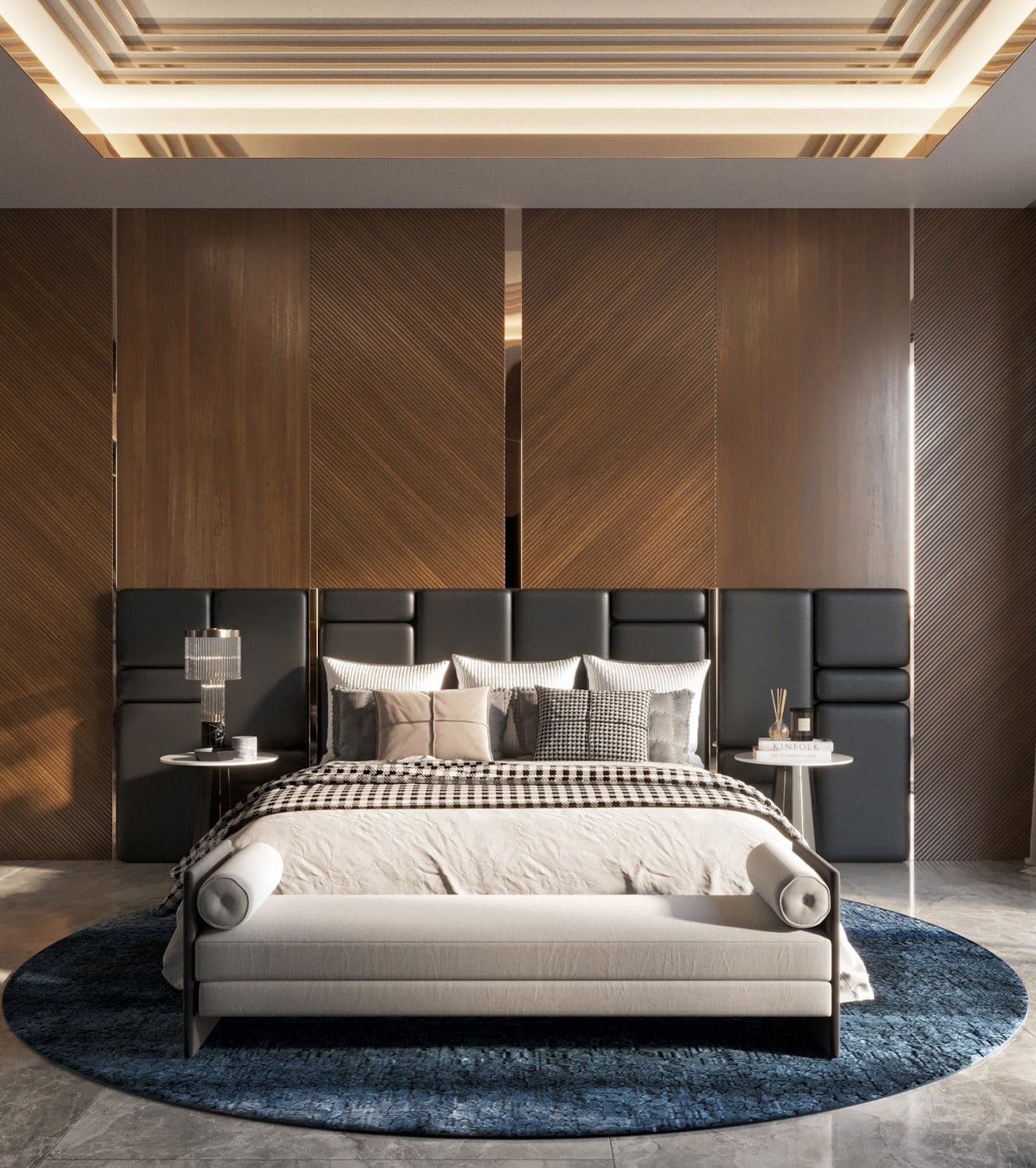 master suite - HIGH-END CONTEMPORARY CONDO IN LOS ANGELES