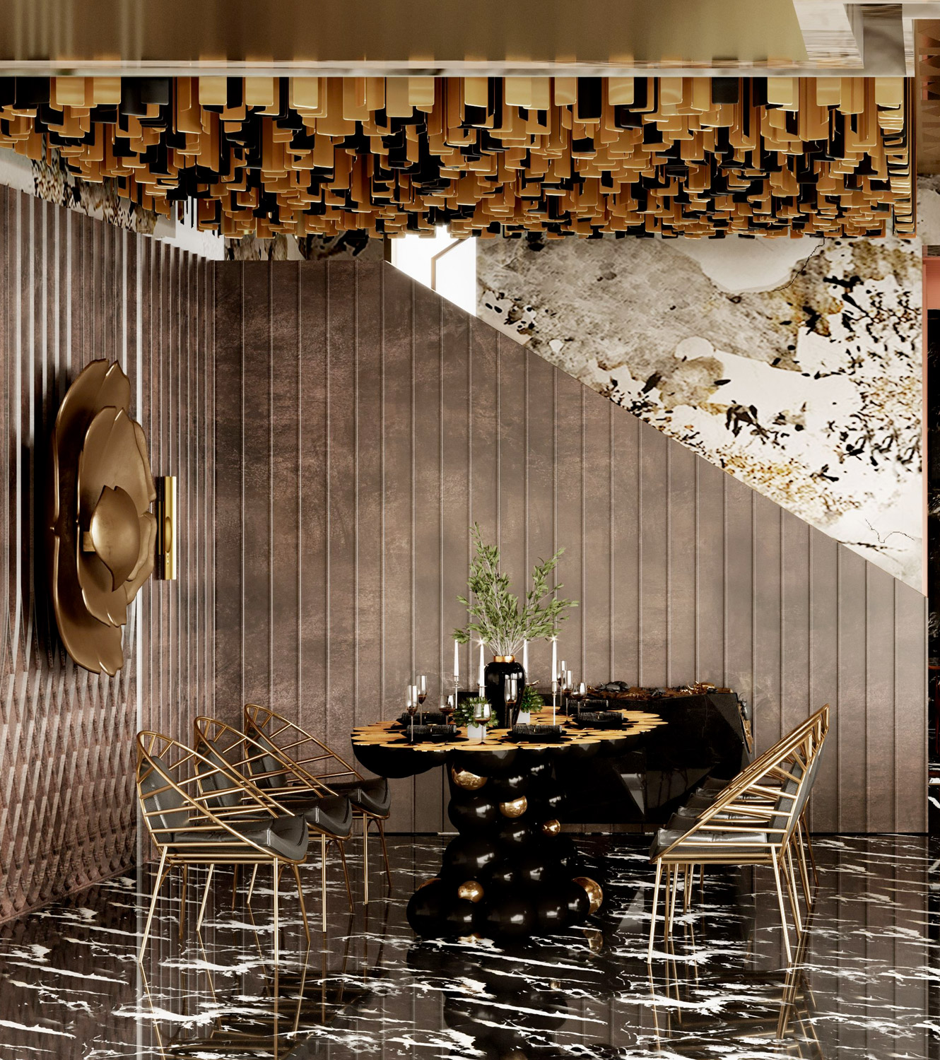 dining room - MULTI-MILLION ECLECTIC TOWNHOUSE
IN HONG KONG
