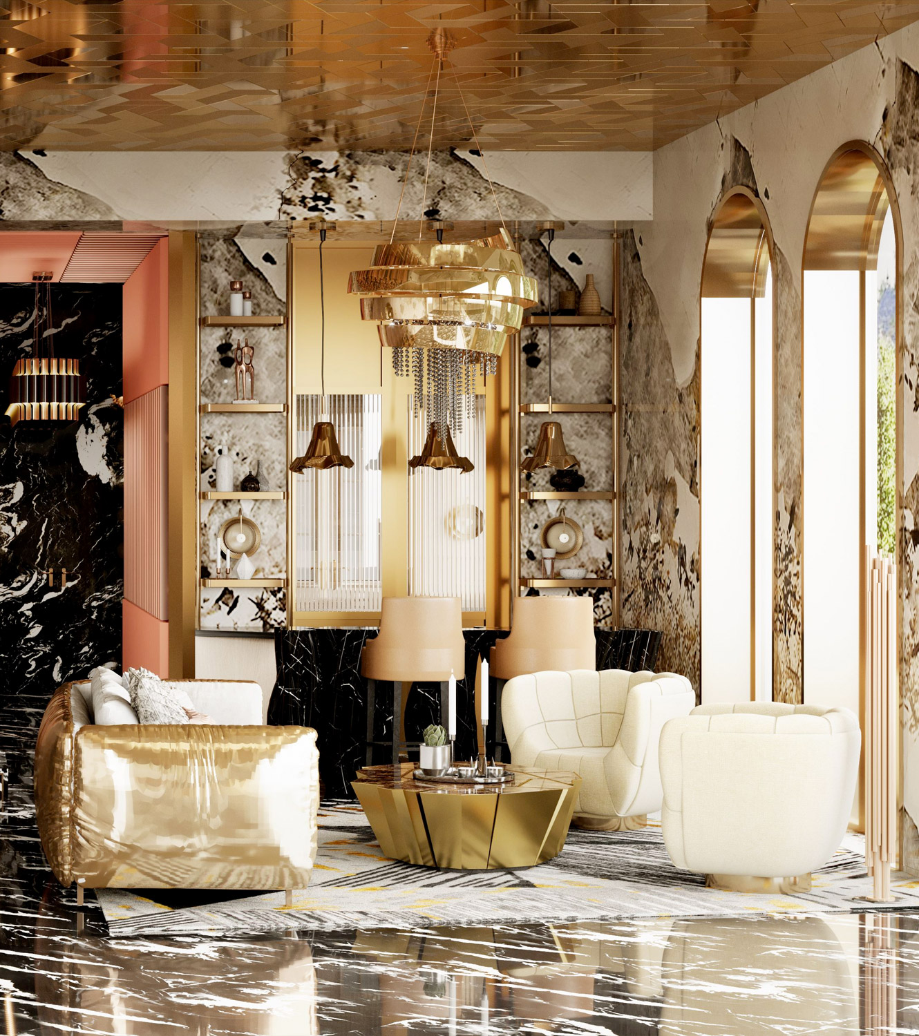 living room - MULTI-MILLION ECLECTIC TOWNHOUSE
IN HONG KONG